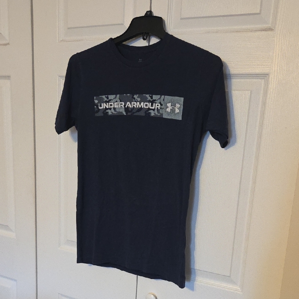 Under Armour Men's Dark Blue Graphic Tee